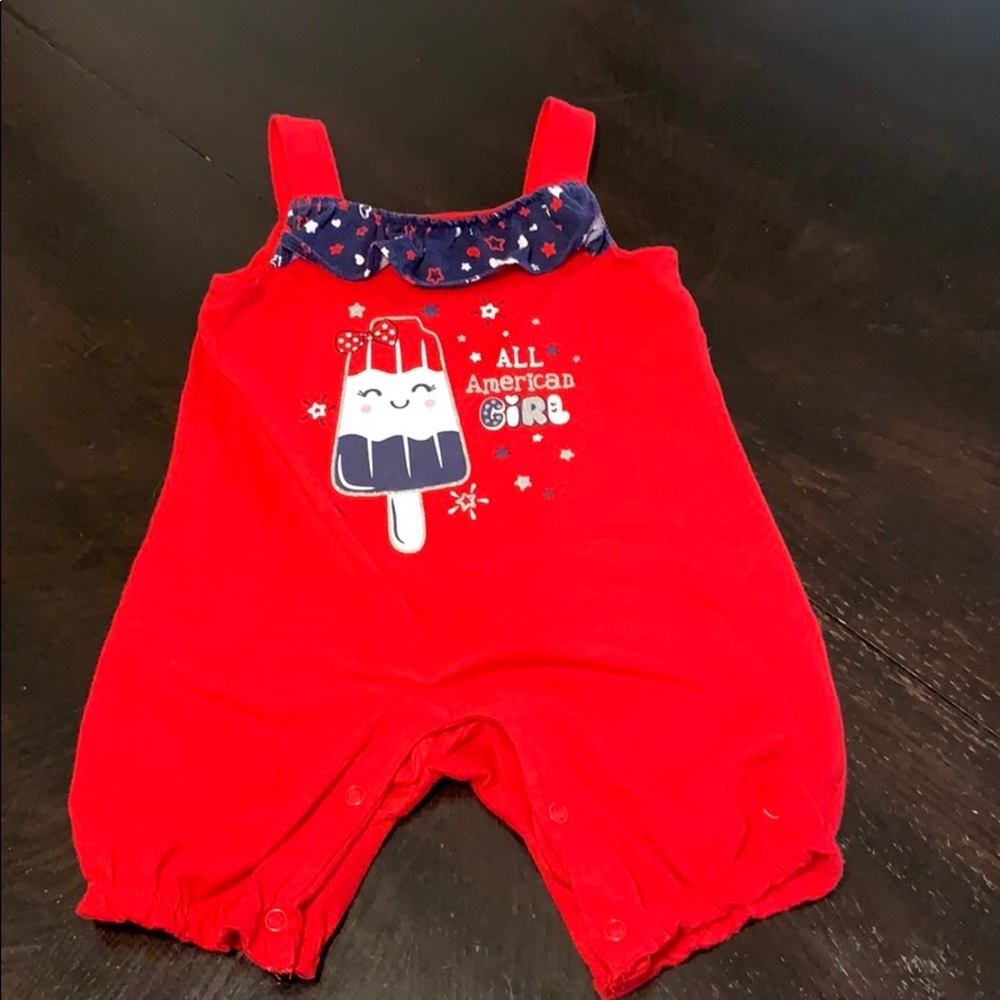 All American girl romper